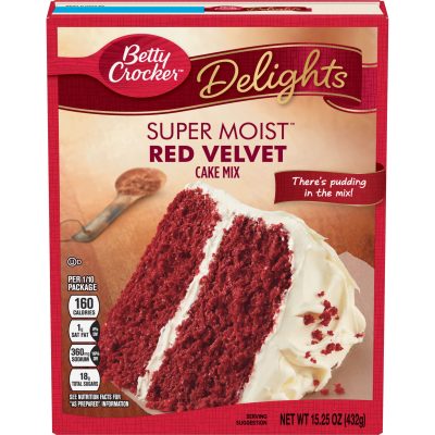 Betty Crocker Super Moist Cake Mix, Red Velvet