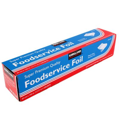 Kirkland Food Service Foil (Super Premium Quality) 45cmx 100m ( 17.71in x 328.08 ft)