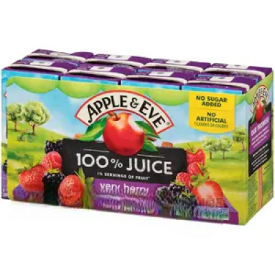 Apple Eve 100% Juice Variety Pack, 6.75 Fl Oz, Pack of 36