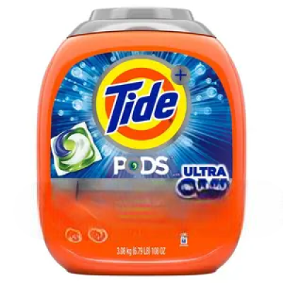 Tide Pods With Ultra Oxi HE Laundry Detergent Pod, 104-Count