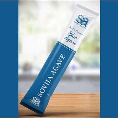 Soviia Organic Blue AGAVE Syrup 250 Count Stick Packs