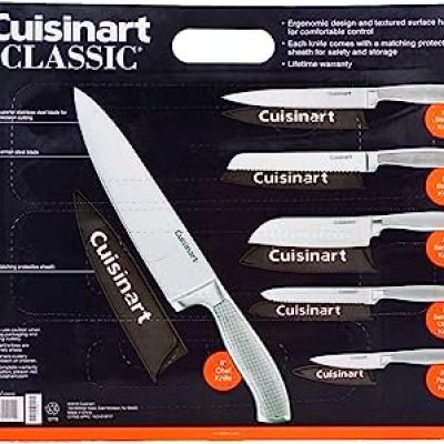 Cuisinart classic GERMAN STAINLESS STEEL KNIFE BLADE SET (5 PIECES)