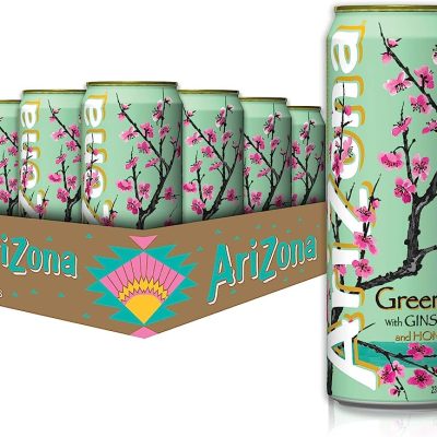 Arizona Green Tea With Ginseng and Honey 11.5 Fl Oz 12 Pack