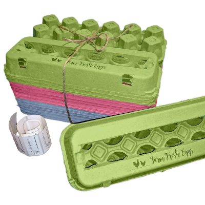 EGG CRATE PINK AND GREEN