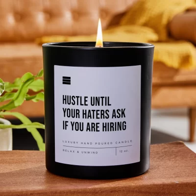 HUSTLE SCENTED CANDLE