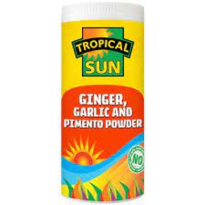 Tropical Sun Ginger, Garlic Pimento Seasoning 100g