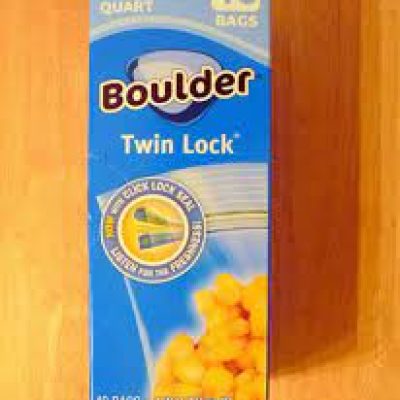 BOULDER TWIN LOCK FREEZER QUART 40 BAGS