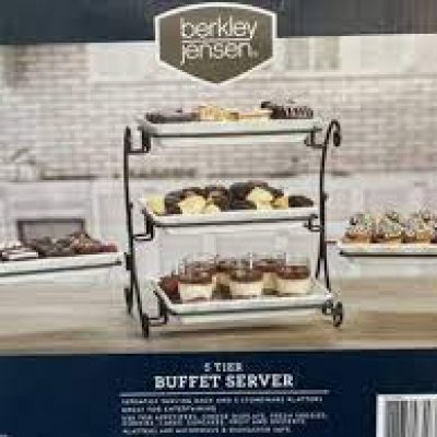 BERKLEY JENSEN 5 TIER BUFFET SERVER