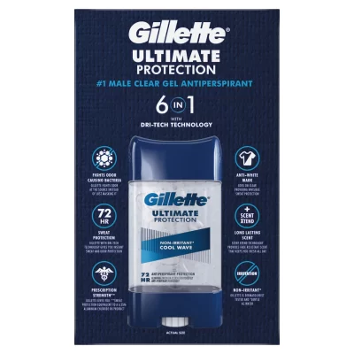 GILLETTE ULTIMATE PROTECTION 6 IN 1 DEODORANT