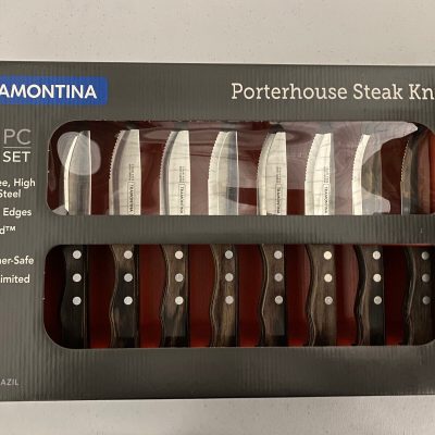 Tramontina Porterhouse Stain-Free High-Carbon Steel Steak Knife Set