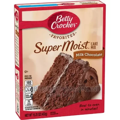 Betty Crocker Supermoist Cake Mix, Milk Chocolate